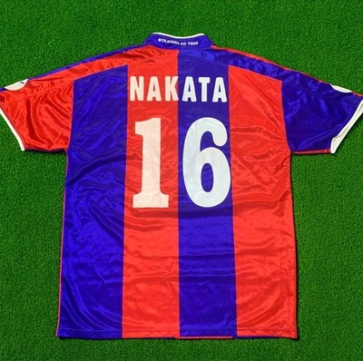 Vintage! Hidetoshi Nakata Bologna 2003 Official Jersey Shirt Kit