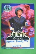 Mo'ne Davis 2025 Leaf Metal Women of Sport Aquatic 1/1 LLWS Auto #A-MD1