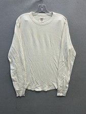 Buck Mason Men s Natural Venice Wash Vintage Thermal Henley Size Medium
