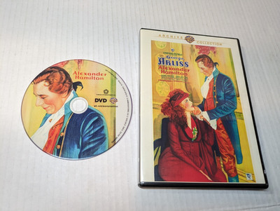 Alexander Hamilton DVD 1931 Warner Archive George Arliss Doris Kenyon Tested OOP