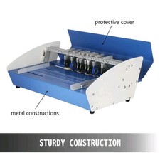 VEVOR Piegatrice Elettrica 21 Pollici Macchina per Cordonatura Carta 3 in 1