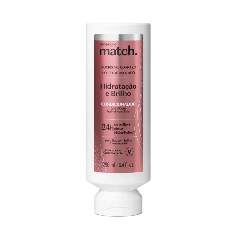 O Boticário Match Hydration and Shine Conditioner 280ml