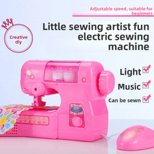 Kids Sewing Machine Toys Children Pretend Sewing Machine Batteries Operate