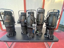 Lot of 5 ETC Source Four 750W ellipsoidal stage lights.