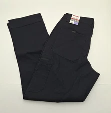 Wrangler Men's Regular Fit Tech Pants, Black, Size: 30x30, New