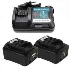 2X10.8V 2Ah Battery for Makita BL1021 BL1040 BL1016 1015 1041 B DF031D 1XCharger