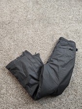 REI Snow Pants Boys Medium 10/12 Gray Nylon Fleece Lined Straight Leg Snowboard