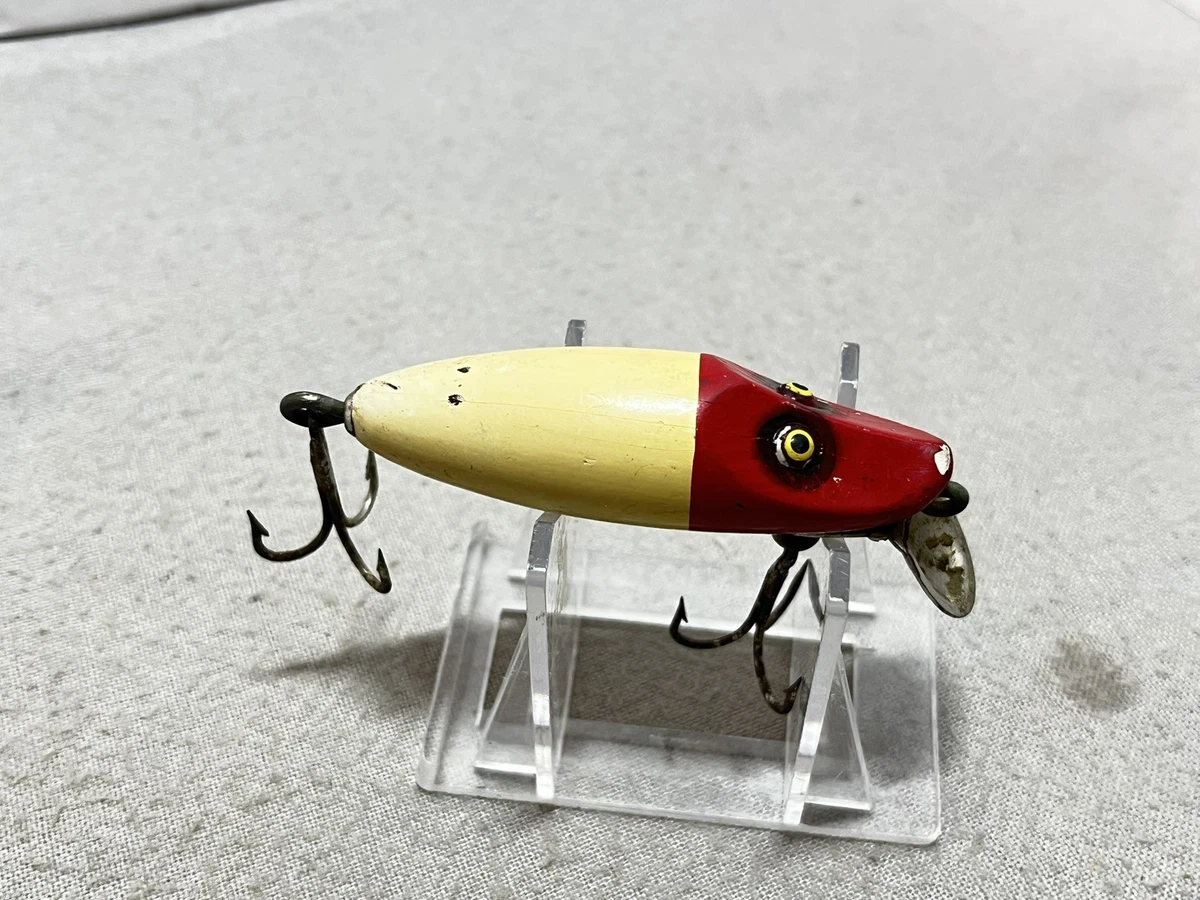 Creek Chub Wooden Vintage Frog Lure Vintage Fishing Lures for sale