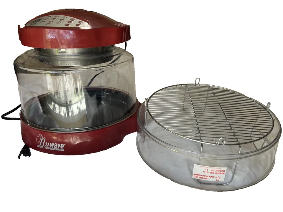 Horno encimera infrarrojo Nuwave Pro Plus rojo modelo 20337 FUNCIONA ligeramente usado Foto 3 de 4