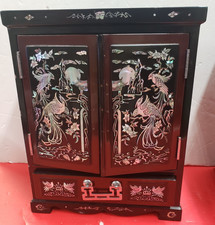 Vintage Asian Oriental Black /Brown Mother of...