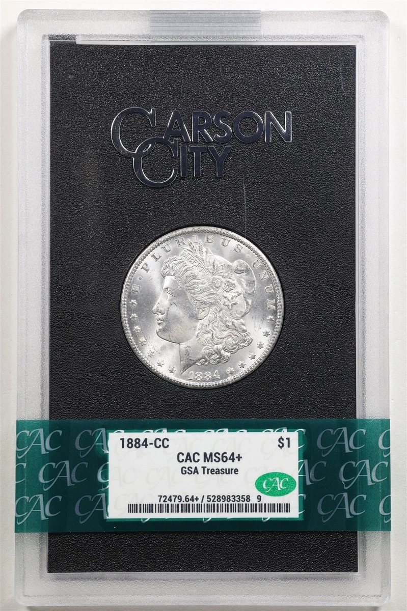Carson City Grade MS 64 1884 Year Morgan US Dollars (1878-1921