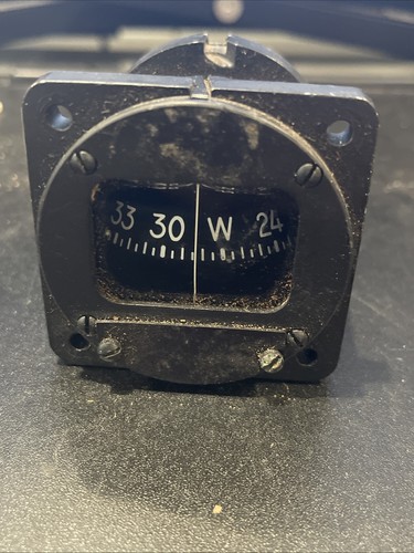 C2300 Dash Mounted Liquid Compass Indicator - Untested Vintage