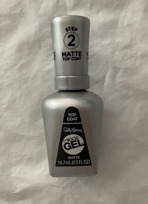 Sally Hansen Miracle Gel , Matte Top Coat 102, Long Lasting, Gel-Like Formula