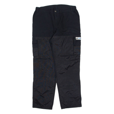 SPORTHUND Herren Cargo Hose Schwarz Regulär Gerade Bein W34 L30
