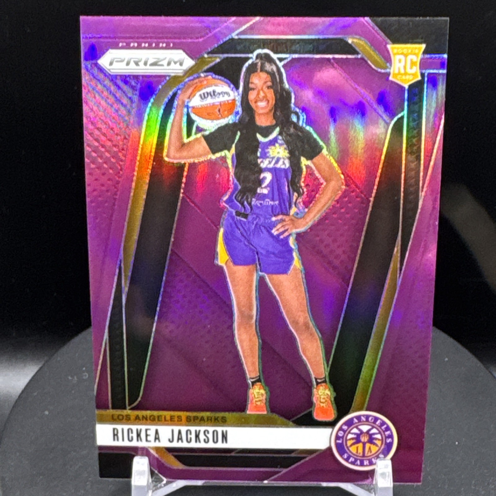 2024 Panini Prizm WNBA Rickea Jackson #144 Purple Prizm /149 (RC) Variation