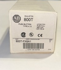 Allen-Bradley 800T-FX6A1 2-Position Button - Red - Stop