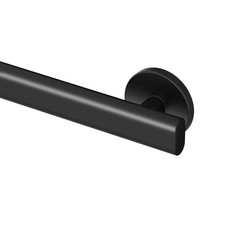 Gatco 672MX Nouveau 24" L Grab Bar, Matte Black/ADA Compliant Stainless Steel...