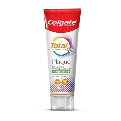 Colgate Total Plaque Release Toothpaste | 3X Plaque Removal | Fresh Breath | 80g