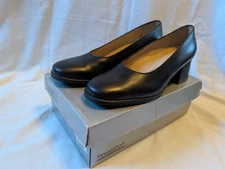 Beautifeel Size 38 Black Dress Shoes Heels Tenor 7500 Leather Euc Odor Pumps