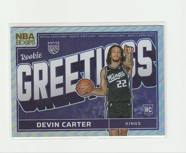 Devin Carter trading card