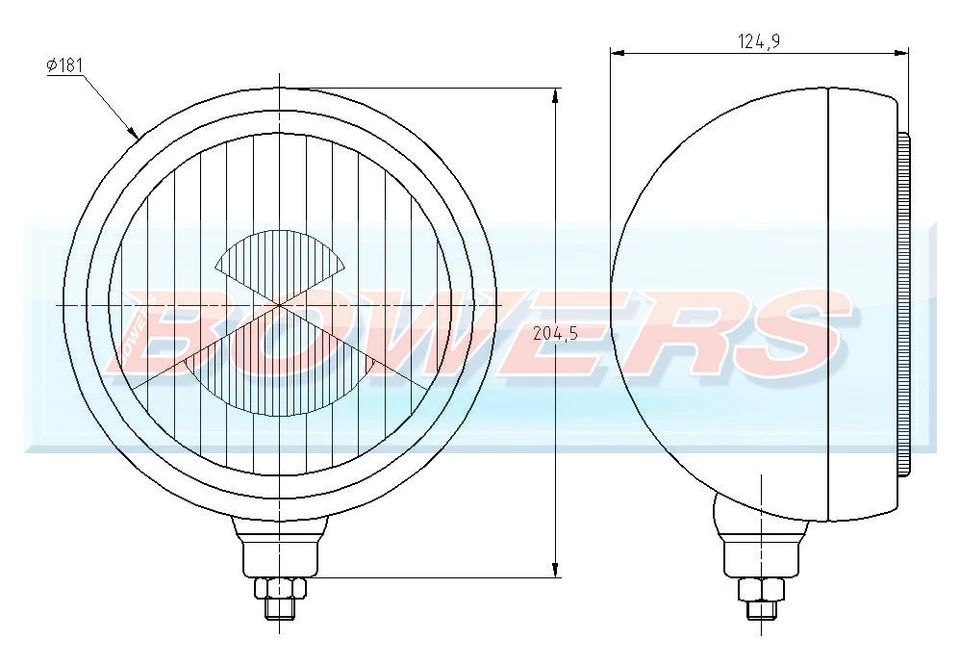 2x 7" Cibie Oscar Replica Spotlights Spotlamps H3 Stainless Steel Chrome - Image 2 of 4