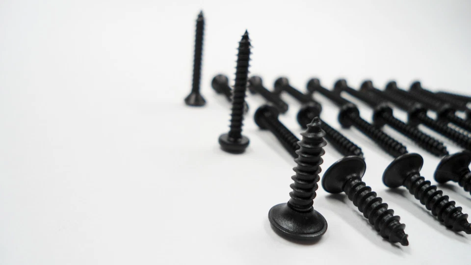 60 BLACK RESTORATION SCREWS FOR CLASSIC VEHICLES! FOR GRIFFITH HAYNES HUDSON ETC - Image 4 of 4