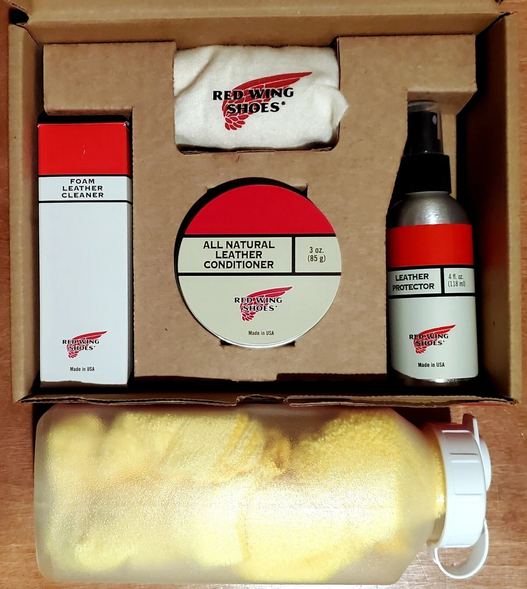 Red wing oil cheap tanned leather care kit