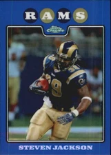 2008 Topps Chrome Football Blue Refractor Singles - You Choose