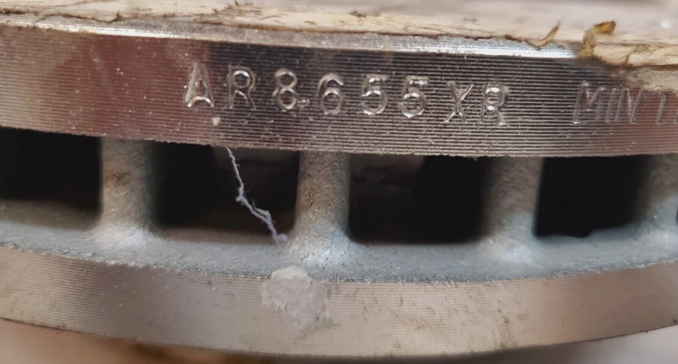 Power Stop Disc Brake Rotor-Cross-Drilled Slotted AR8655XR | THR 36.5MM | 29818L - Image 2 of 4