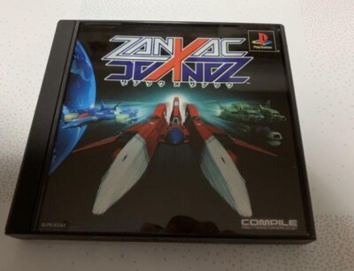 ZANAC x ZANAC Action Shooting Game Software Sony PlayStation PS1 NTSC-J Compile