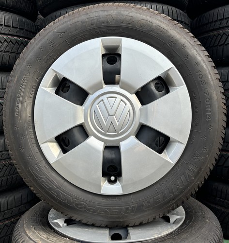 4 Orig VW Winterräder Stahl 165/70 R14 81T VW Up Skoda Citigo Seat Mii 1S0601027 - Bild 2 von 3