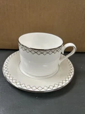 Lenox quatrefoil Cup & Saucer