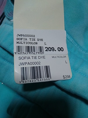 Zadig & Voltaire Steevy Sweatpants multicolor Size S sofia tie dye - Picture 5 of 5