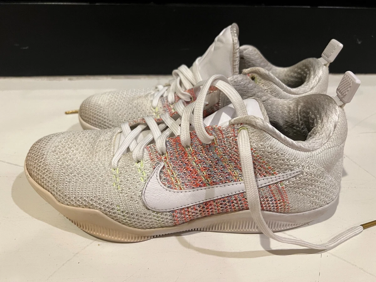 Kobe 11 top low white