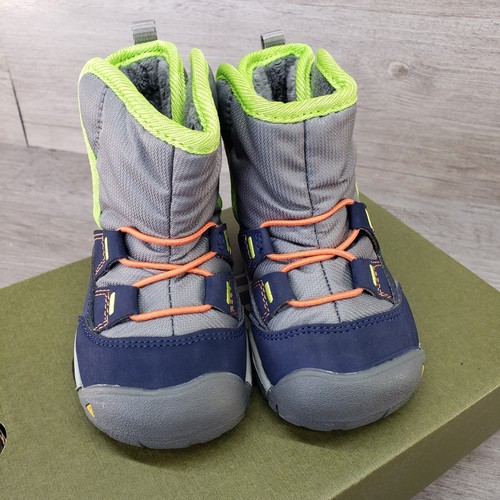 Keen Peek-A-Boot Dress Blues/Macaw Snow Boots 5 US Tots Baby Toddler New in Box - Picture 3 of 6
