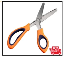 Pinking Shears for Fabric Cutting 9 Inch Zig Zag Scissors Professional Sewing...