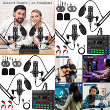 Home Studio Recording Podcast Equipment Live Streaming Mic Condenser Microphones