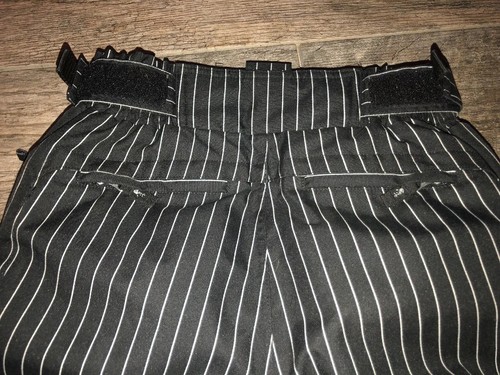DNA Ride Descente Size 10 Insulated Ski Snow Pants Junior Youth Black White - Picture 8 of 8