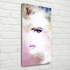 Wandbild Druck auf Plexiglas® Acryl Hochformat 70x140 Wunderschöne Frau