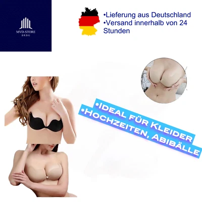 Büstenhebe BH -Klebe BH Push-up / rückenfrei / trägerlos & Selbstklebend C