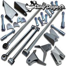Stainless 4 Link Triangulated Air Ride Coil Over Suspension Hot Rod