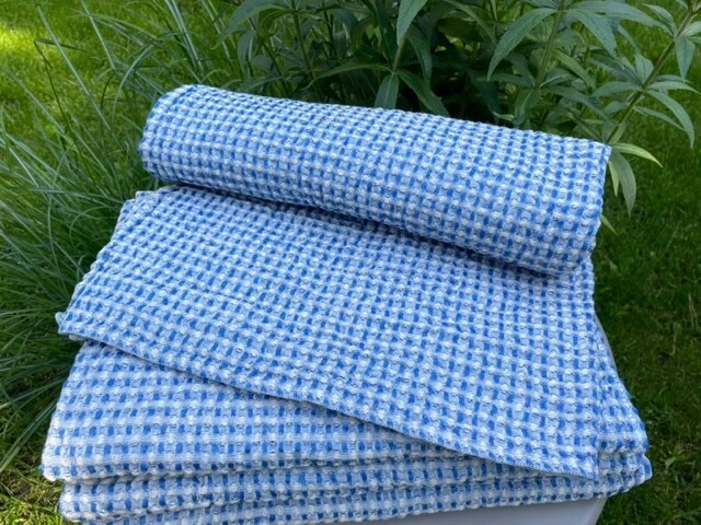 Organic Cotton Waffle Bath Towel