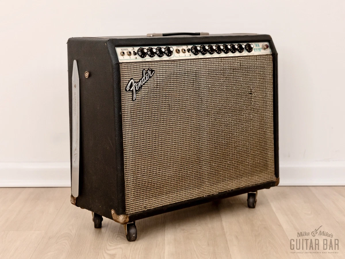 1980 Fender Twin Reverb Silverface Vintage Tube Amp w Electro