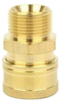 GASHER 5Pcs Brass M22 Pressure Washer Fitting,M22-14mm Male GASHER 5Pcs Brass M22 Pressure Washer Fitting,M22-14mm Male