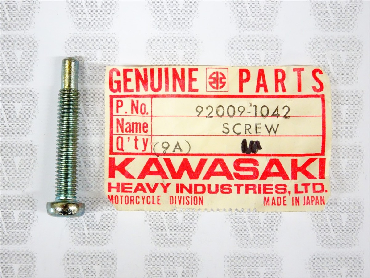 Kawasaki NOS NEW 92009-1042 Screw 6x38 KZ KZ1300 | eBay