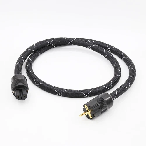 8N Copper Audio Power Cable Gold Plated EU/US/AU Plug Power Cable for DVD CD AMP - Picture 12 of 14