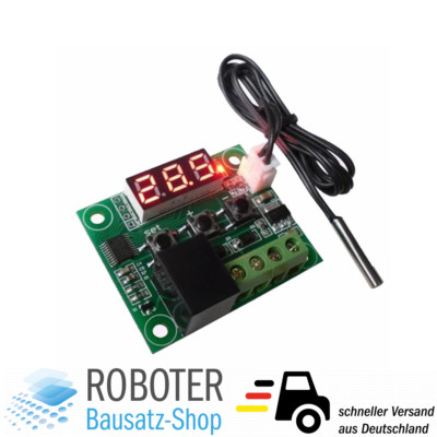 W1209 DC 12V Digitale Temperaturanzeige mit Regler / Thermostat DIY-Elektronik