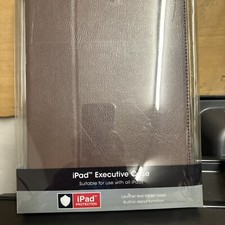 iBOX 79072HS Leather Case for All Gen iPad Built-in Stand Mechanism - Brown