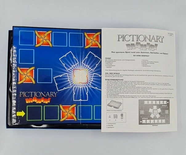 PICTIONARY MANIA! Ein Kultspiel von Mattel  vollständig  Zustand Gut - Bild 4 von 4