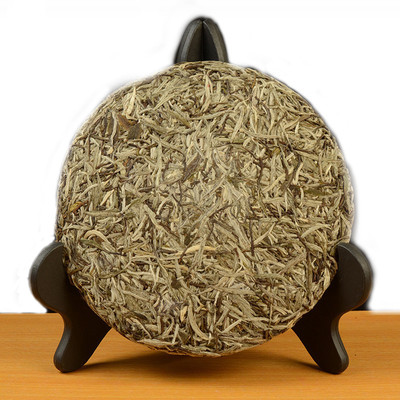 HelloYoung White Tea Cake 300g Organic Fuding Silver Needle Wellness Daily Brew